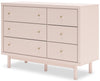 Lola Bedroom 6-Drawer Dresser, 50.63