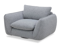 Monaco Swivel Chair - Grey 