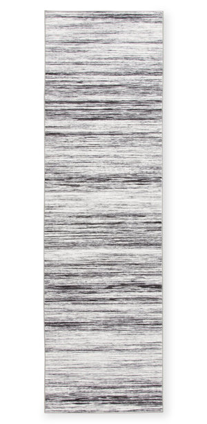 Ceren Grey Washable Runner Area Rug - 2’ x 7’