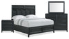 Casa 6-Piece Queen Bedroom Set - Black