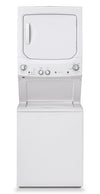 GE Unitized Spacemaker Washer and Electric Dryer Combination - GUD27ESMMWW