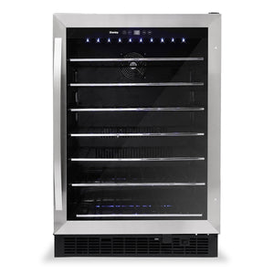 Danby 5.7 Cu. Ft. 60-Bottle Built-In Wine Cooler - Stainless Steel - DWC057A1BSS