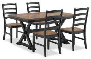 Raven 5pc Dining Package with 60-78