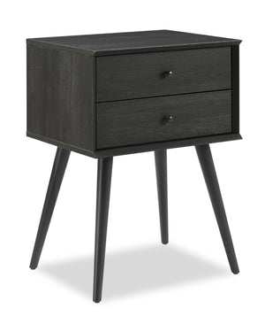 Mori Nightstand - Black Oak