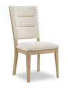 Aspen Dining Chair with Fabric Seat & Back - Natural