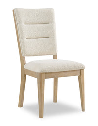 Aspen Dining Chair with Fabric Seat & Back - Natural 