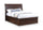 Sonoma Platform Two-Sided Storage Bed with Headboard & Frame, Mango Brown - Full Size