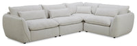 Monaco 4-Piece Sectional - Wheat 