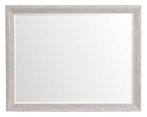 Lark Bedroom Dresser Mirror - Rustic White