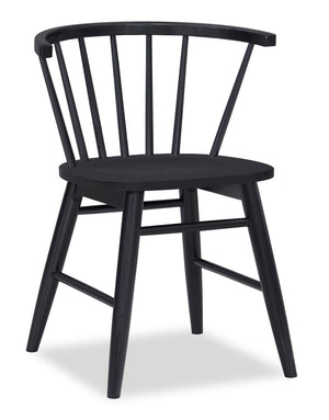 Remi Spindle Dining Chair - Black