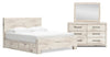 Derekson 5-Piece King Bedroom Set with Underbed Storage Bed - White