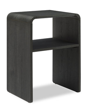 Odin Bedside Nightstand with Storage Shelf, 18