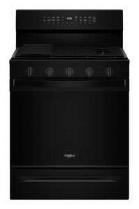 Whirlpool 5 Cu. Ft. Smart Gas Range with Air Fry and Self-Clean - Black - WFGS7530RB 