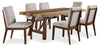 Boden 7-Piece Dining Set with Upholstered Dining Chair 