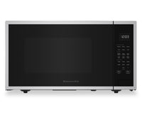 KitchenAid 1.6 Cu. Ft. Countertop Microwave with Steam Clean - PrintProof™ Stainless Steel - YKMCS122RPS 