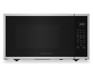 KitchenAid 1.6 Cu. Ft. Countertop Microwave with Steam Clean - PrintProof™ Stainless Steel - YKMCS122RPS