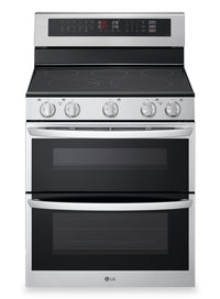 LG 7.3 Cu. Ft. Smart Double Oven Electric Range with ProBake Convection® - Stainless Steel - LDEL7324SE 