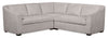 Envy 3-Piece Chenille Fabric Sectional - Fog Grey