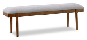 Ember Dining Bench with Polyester Fabric, 59