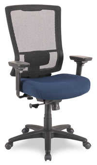 Tempur-Pedic Remy 26.8” Office Chair - Navy with Mesh Back 