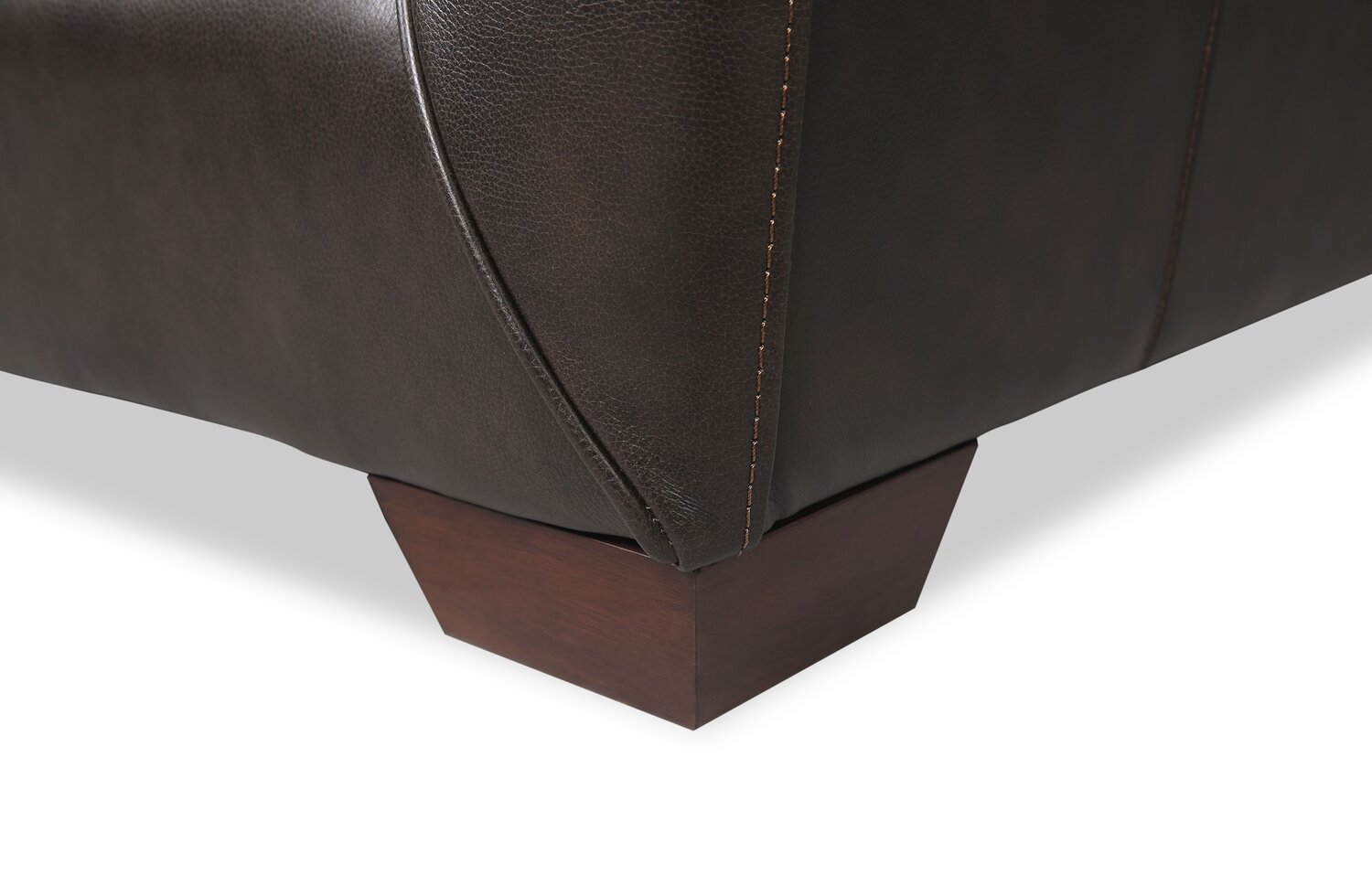 Royce Genuine Leather Chair - Chocolate | The Brick