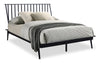 Milan Queen Bed - Black 