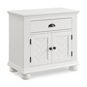 Ella Bedside 1-Drawer & Cabinet Nightstand, 28