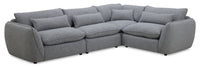 Monaco 4-Piece Sectional - Grey 