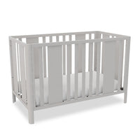 Little Seeds Skyler 3-in-1 Convertible Baby Crib - Sharkey Grey 