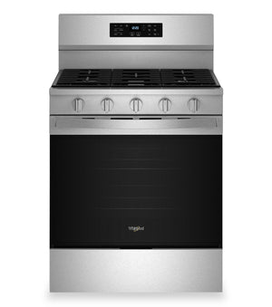 Whirlpool 5 Cu. Ft. Gas Range with Air Fry and Self-Clean - Stainless Steel - WFGS5030RZ