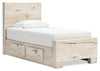 Derekson Twin Underbed Storage Bed - White