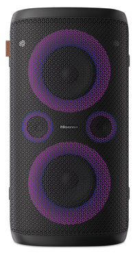 Hisense 300W 2-Channel Waterproof Portable Party Speaker with LED Screen 