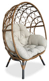 Coco Egg Outdoor Patio Chair - Brown