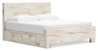 Derekson King Underbed Storage Bed - White 