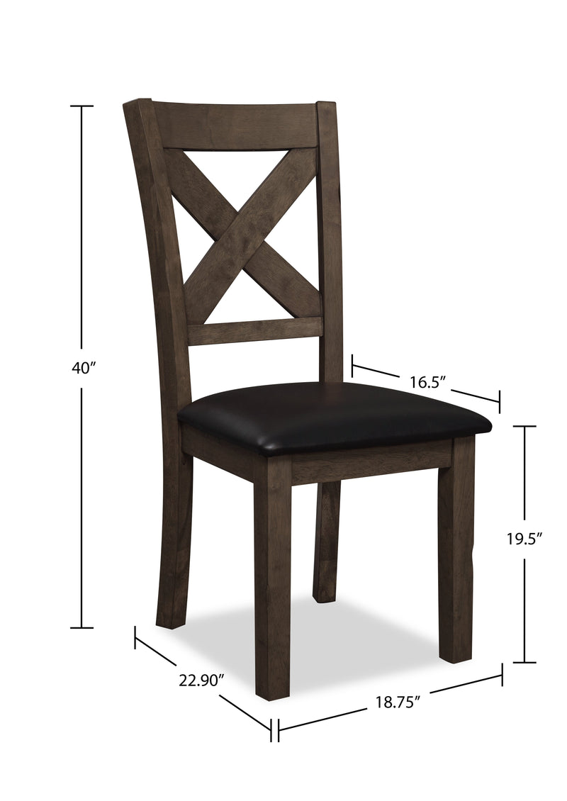 Talia Dining Chair - Grey Brown | The Brick