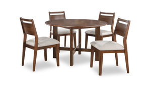 Vale 5-Piece Round Dining Set