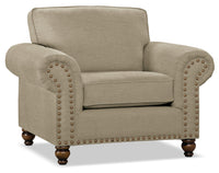 Wynn Chenille Chair - Taupe 