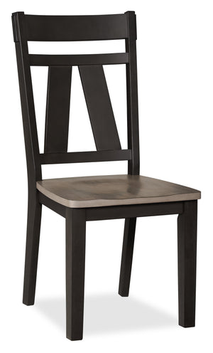 Zao Dining Chair, Wood, Melamine - Brown