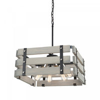 Barnyard 6-Light Beachwood Chandelier 