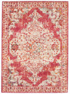 Raina Vintage Rose-Red Area Rug - 5'3