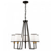 Coco 5-Light Black and Gold Chandelier