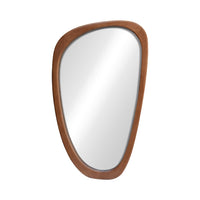 Lusso Maple Round Mirror