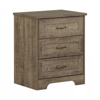 Prairie 2-Drawer Nightstand - Weathered Oak  