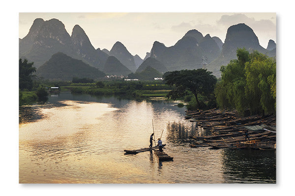 Yangshuo Guilin in China 28x42 Wall Art Fabric Panel Without Frame ...