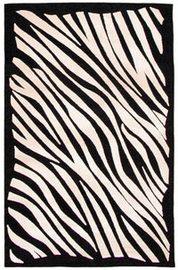 Kacy Black-Ivory Area Rug - 7'10