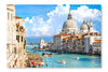 Venice, View of Grand Canal 16x24 Wall Art Fabric Panel Without Frame