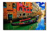 Venice Gondola 24x36 Wall Art Fabric Panel Without Frame