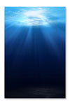 Underwater Scene Background 16x24 Wall Art Fabric Panel Without Frame