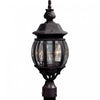 Classico 3-Light Black Lantern Post I