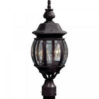 Classico 3-Light Black Lantern Post I 